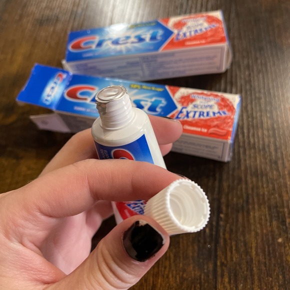 Rare Crest Whitening Plus Scope Extreme Cinnamon. Ice .85 Oz Travel‎ Mini 2008 - Picture 5 of 5